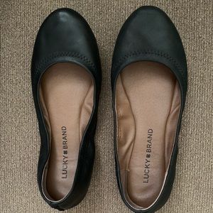 Lucky Brand Black Flats